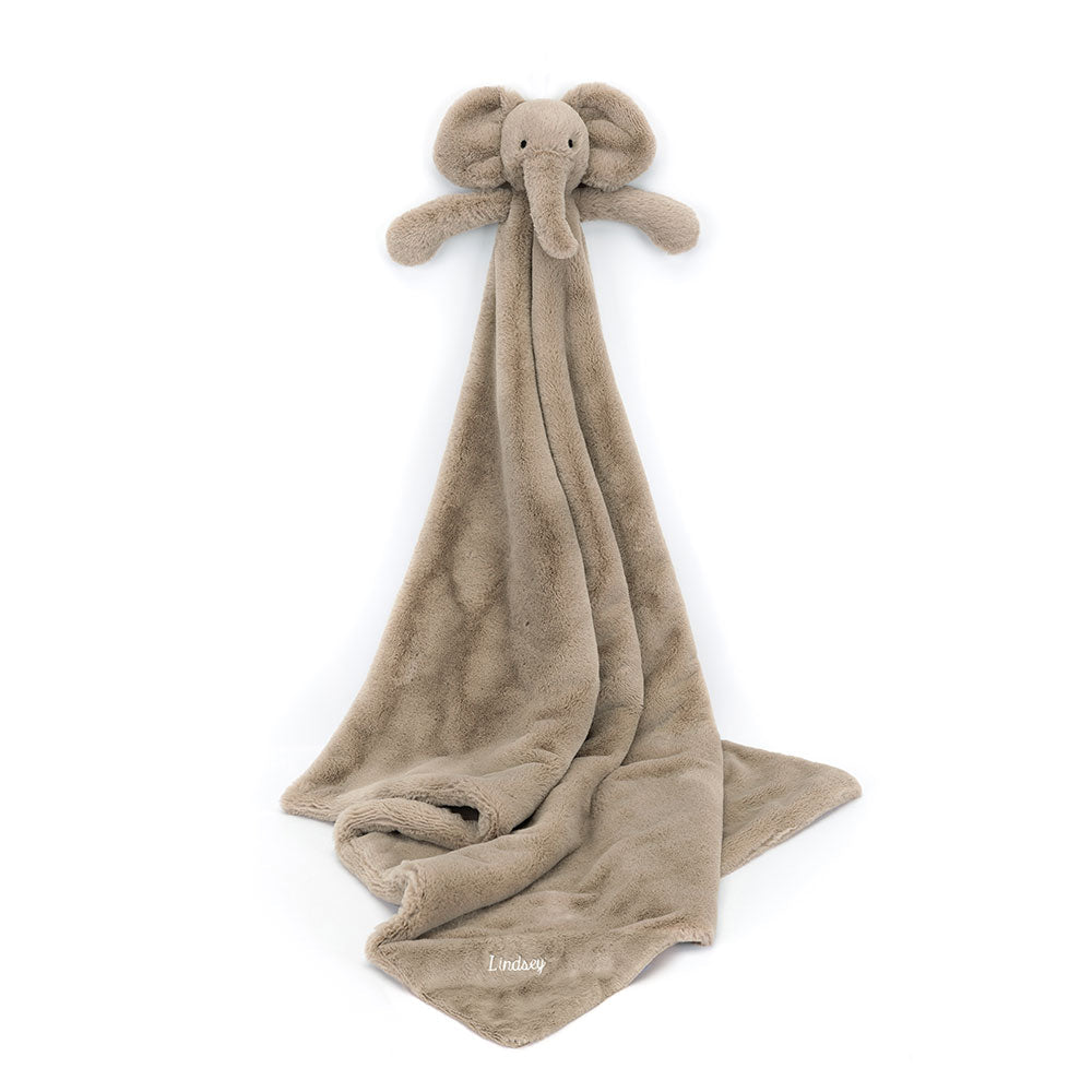 Personalised Smudge Elephant Blankie, Main View