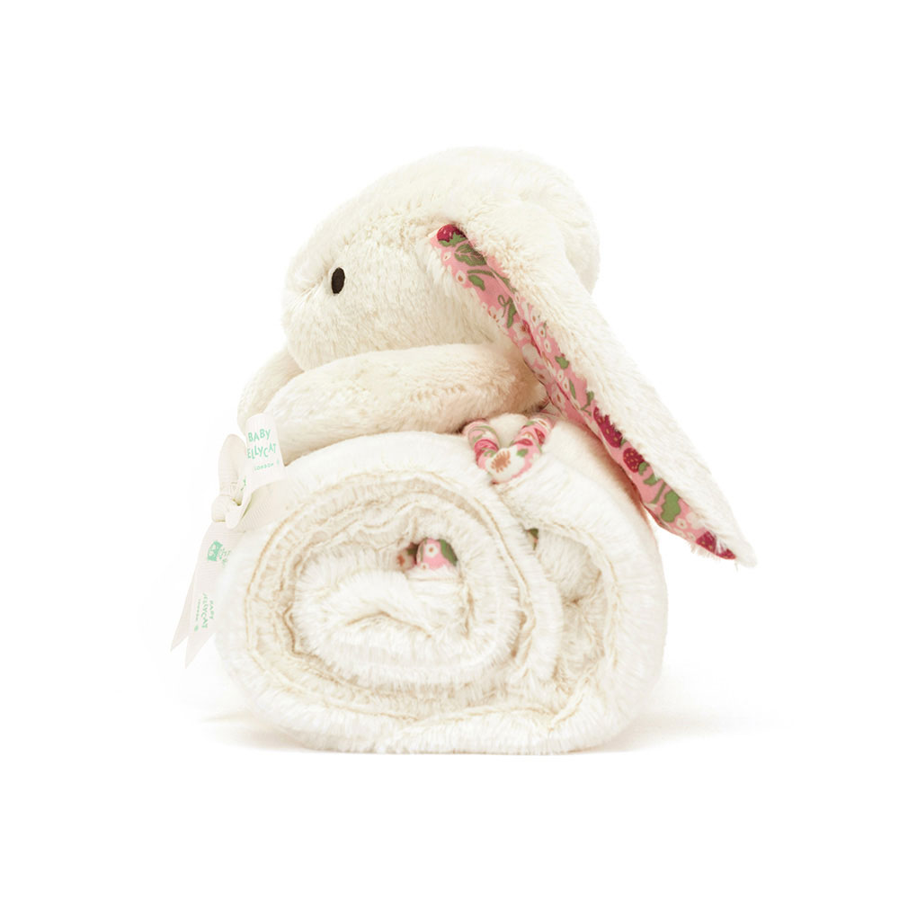 Blossom Cream Bunny 'Berry' Blankie, View 2